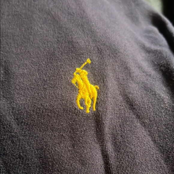 Vintage Polo Ralph Lauren Navy Blue Shirt Classic Long Sleeve Cotton Size XL - Picture 4 of 4